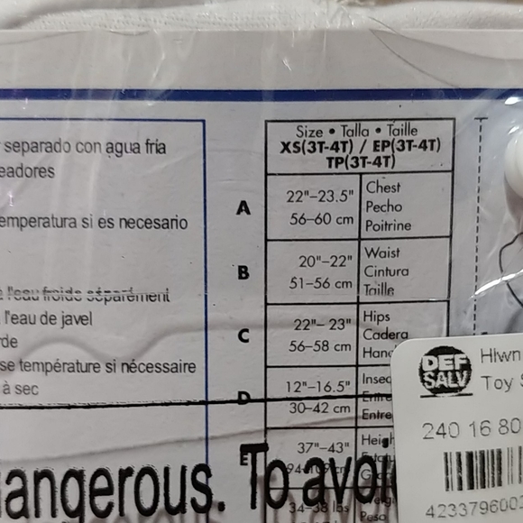 Toy Story Forky Kids Costume XS 3T/4T - Picture 3 of 4